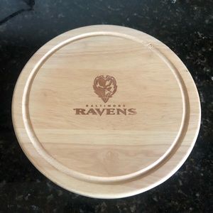 Ravens cheese or cutting board